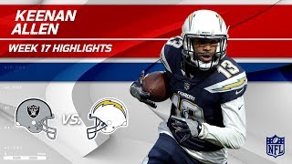 Famous Keenan Allen Highlights | Raiders vs. Chargers | Wk 17 Player Highlights Net Worth