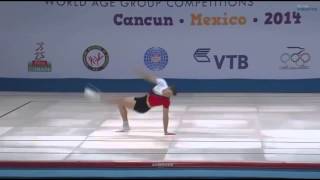 WCH Aeróbic Cancún 2014 - (FINAL) IM - ZAMFIR Mircea - ROU  (21,500)