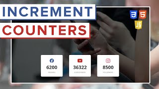 How To Create Increment Counters using HTML, CSS & JavaScript | Step By Step Tutorial by Web Dev Creative 364 views 11 months ago 9 minutes, 51 seconds