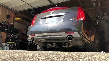 Cts V cold start with open cut outs
