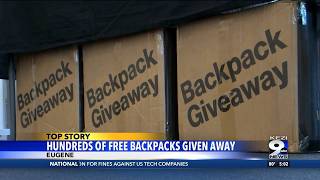 Free backpack giveaway eases school costs for Oregon families