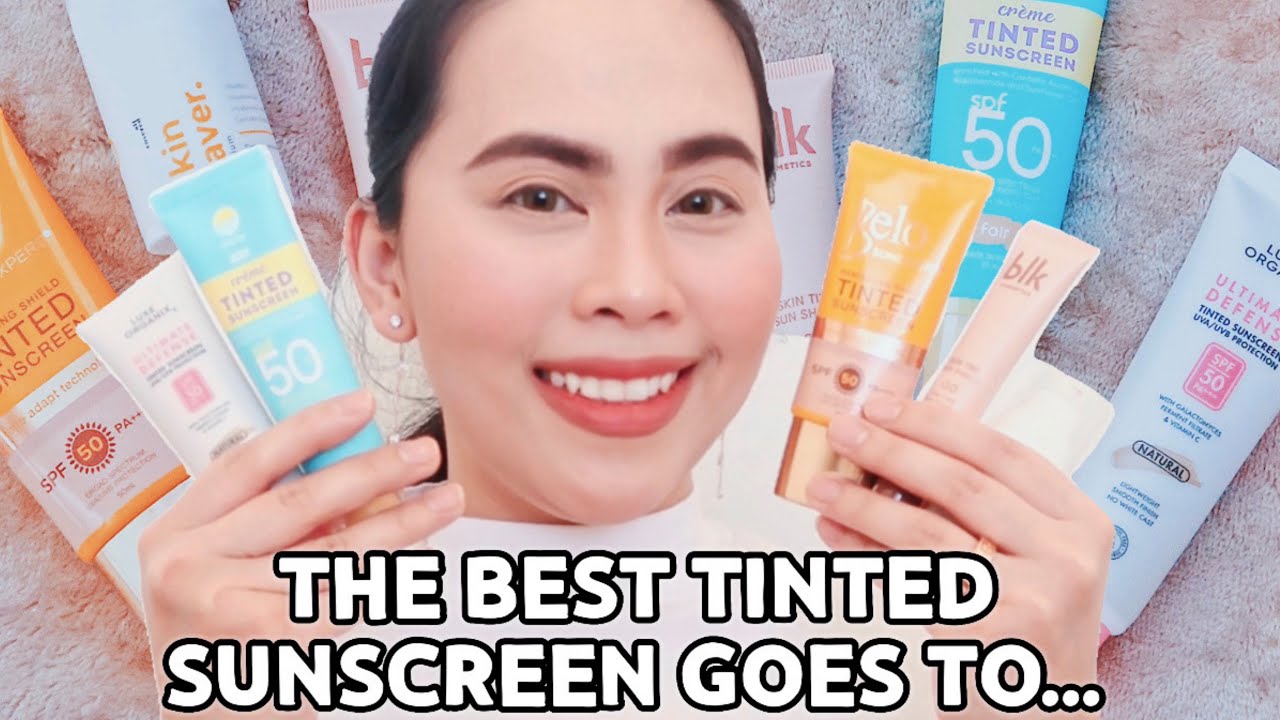 BEST LOCAL TINTED SUNSCREENS LUXE ORGANIX, SUNGLOW, SKIN SAVER, BLK