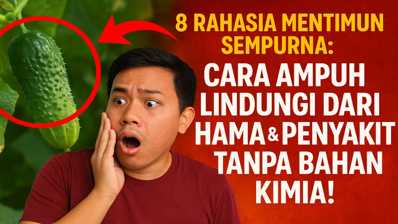 🥒 8 Rahasia Mentimun Sempurna: Cara Ampuh Lindungi dari Hama & Penyakit Tanpa Bahan Kimia!