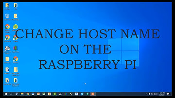 Raspberry Pi 3B+ - Change the Host Name on a Raspberry Pi 3B+ (7 0f 10)