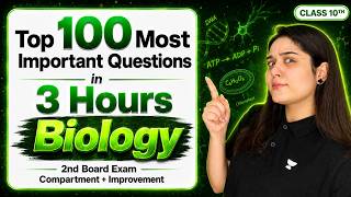 Top 100 Most Important Questions🔥Class 10 2nd Board Exam | One Shot Marathon | Dr Muskaan Ma'am