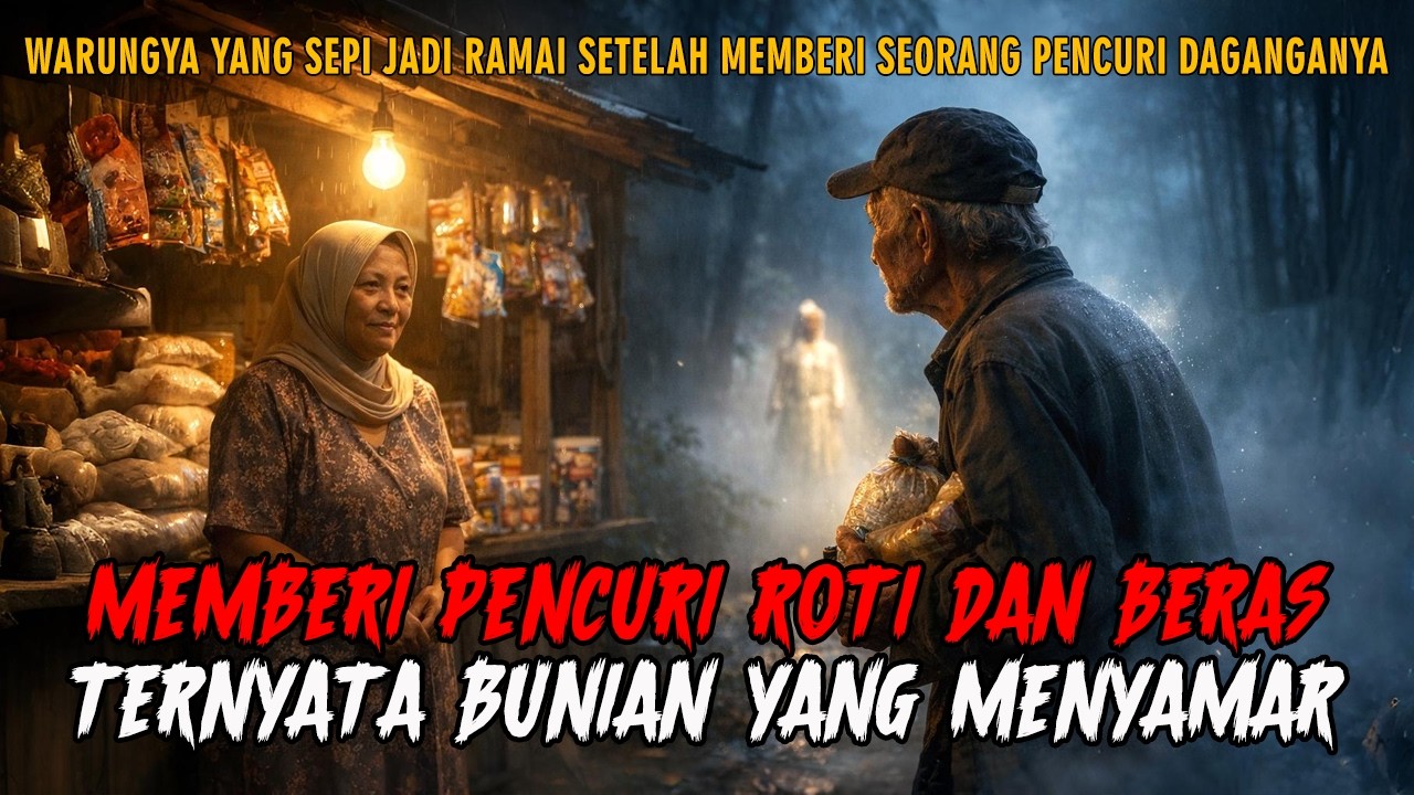MEMBERI ROTI DAN BERAS KEPENCURI TERNYATA BUNIAN YANG MENYAMAR - cerita mistis