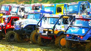 OFFROAD 8x8, 6x6, 4x4 TRUCK TRIAL Giants | Mont-Saint-Guibert 2023 | Mercedes, Ural, Unimog, Zil