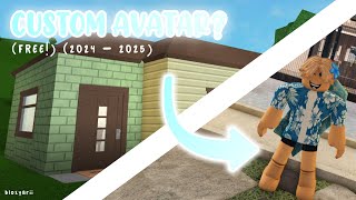 how to make a CUSTOM AVATAR in BLOXBURG? || bloxyarii ♡