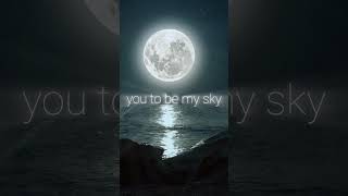 If I Were The Moon I Would Want You To Be My Sky 