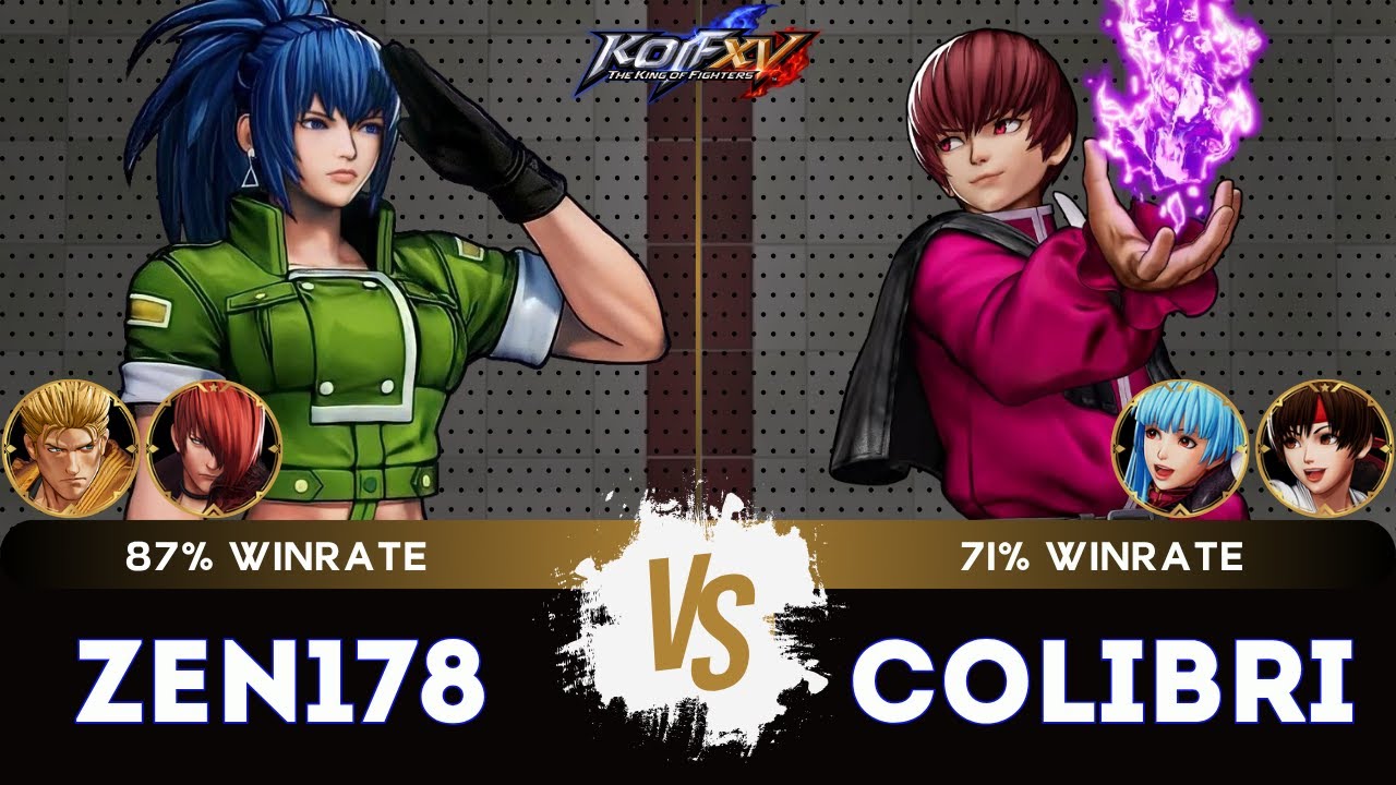 KOF XV🎞️ZEN178 (Iori/Leona/O.Chris) vs COLIBRI (Kula/Yuri/O.Chris) 🎞️Replay Match - 10/25