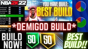 NBA 2K22 Best Build | Best Demigod Build For Shooting , Dribbling| Best Builds NBA 2K22 Point Guard|