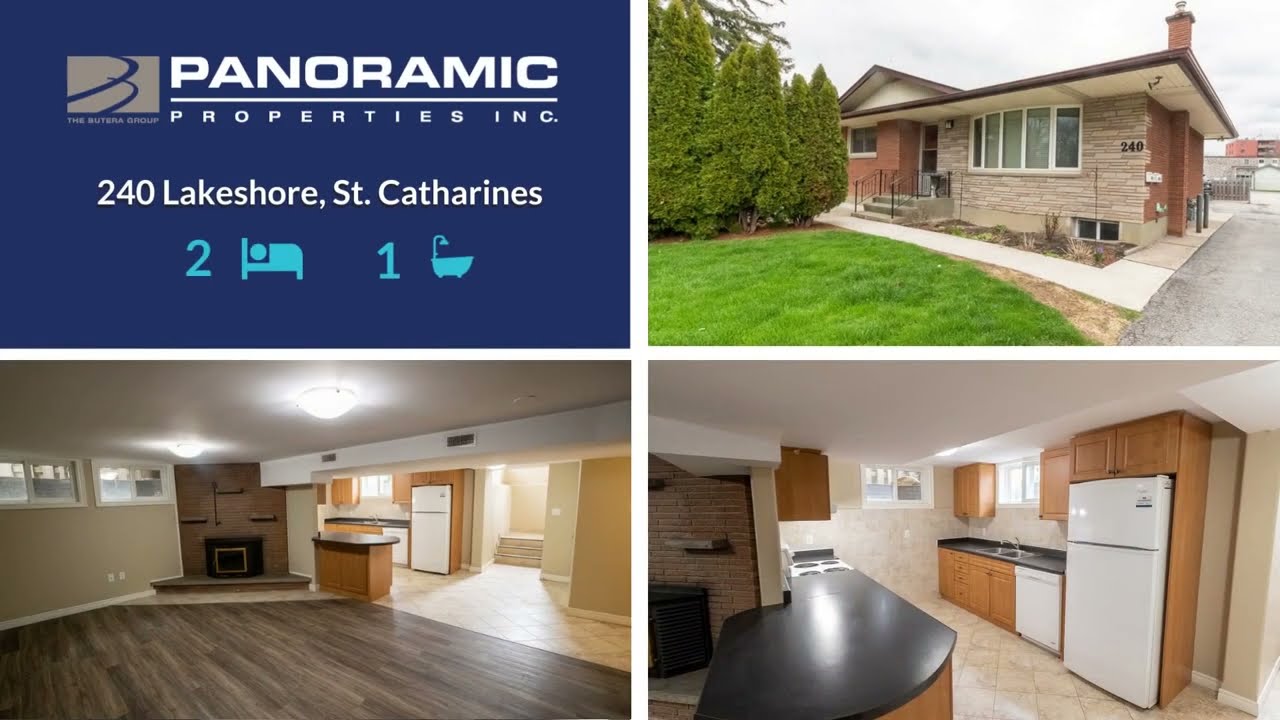 240 Lakeshore Rd, St. Catharines 2 Bedroom Apartment For Rent YouTube