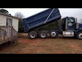 Gravel Dump Truck Spreading Fail