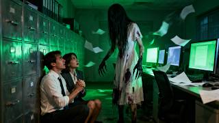 【Full Movie】Saw a ghost while working overtime late at night! Escape from the office!