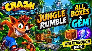 Crash Bandicoot Wrath of Cortex – JUNGLE RUMBLE 💎 ALL BOXES + GEM Walkthrough