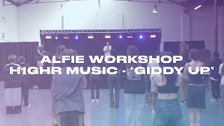 H1GHR Music - 'Giddy Up'/ Alfie's Choreography / K-Pop Workshop in Brussels