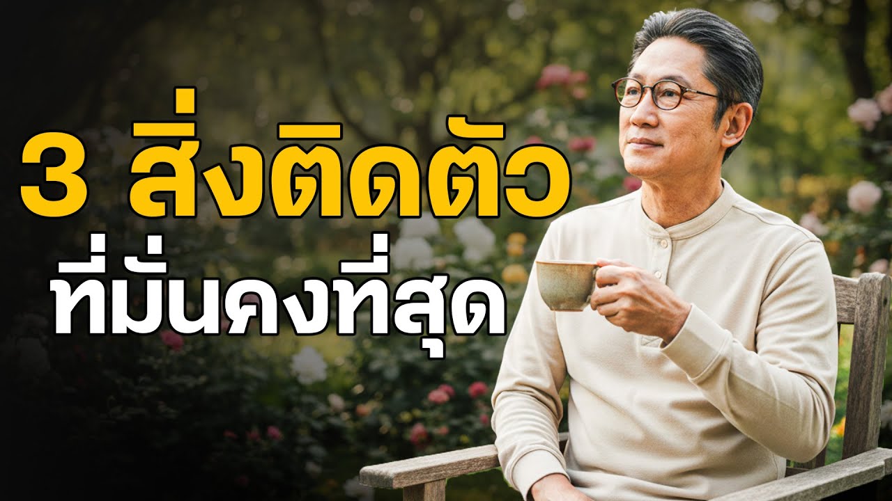 อยากใช้ชีวิตบั้นปลายอย่างสงบ ต้องมี 3 สิ่งนี้ แต่กว่า 90% กลับเข้าใจผิด