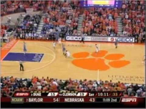 1st Half of Clemson Crushing Duke 2009