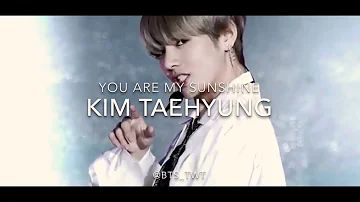 ( V - Kim Taehyung ( 김태형 ) - FMV ) BTS (방탄소년단) -  YOU ARE MY SUNSHINE