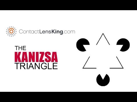 مثلث کانیزسا | خطوط موهوم | خطوط ذهنی