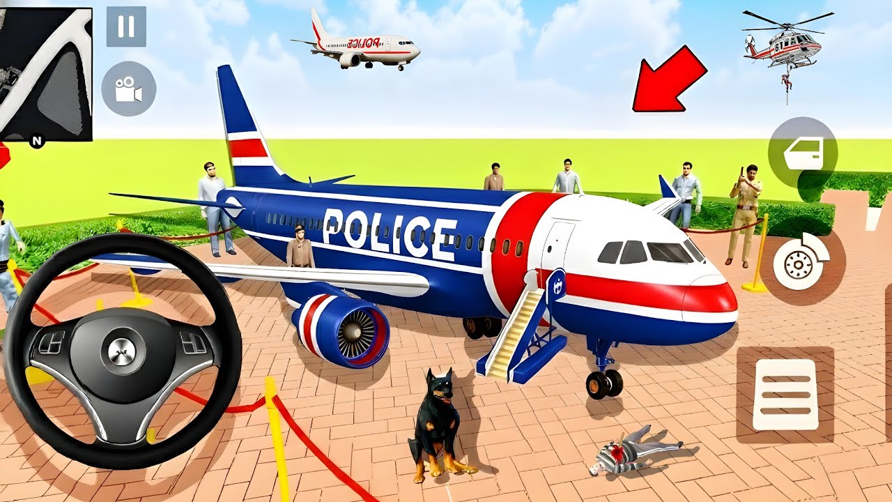 😘Indian Thift Auto Simulator🤩Indian Showroom Purchase🥰Modified Lexriy Police airoplane And Bike😘Gme