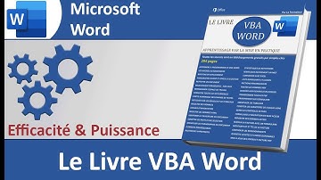 Le livre VBA Word