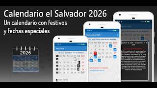 calendario el Salvador 2026 screenshot 5