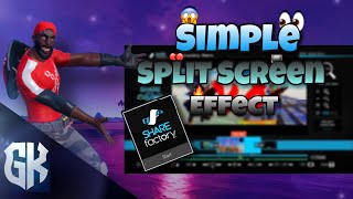 How To Do The Simple Split Screen Effect On Sharefactory!