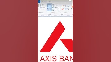Axis Bank logo drowning in paint tutorial #kimitcomputeracademy #odiacomputerclass