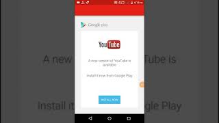 a new version of youtube is available error  Problem fix Solution hindi tips || screenshot 2