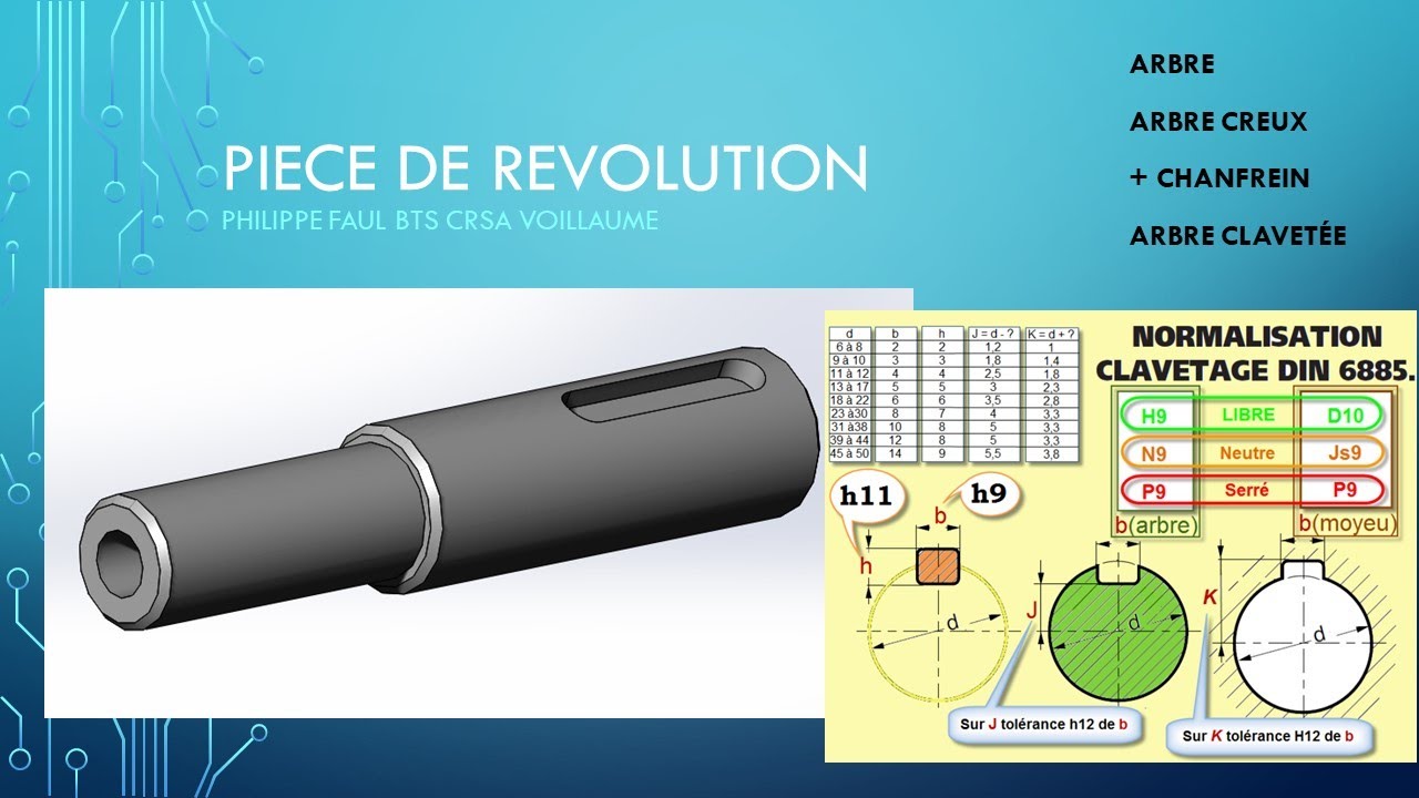 Pi ce De R volution Avec Rainure De Clavette Solidworks YouTube pi-ce-de-r-volution-avec-rainure-de-clavette-solidworks-youtube