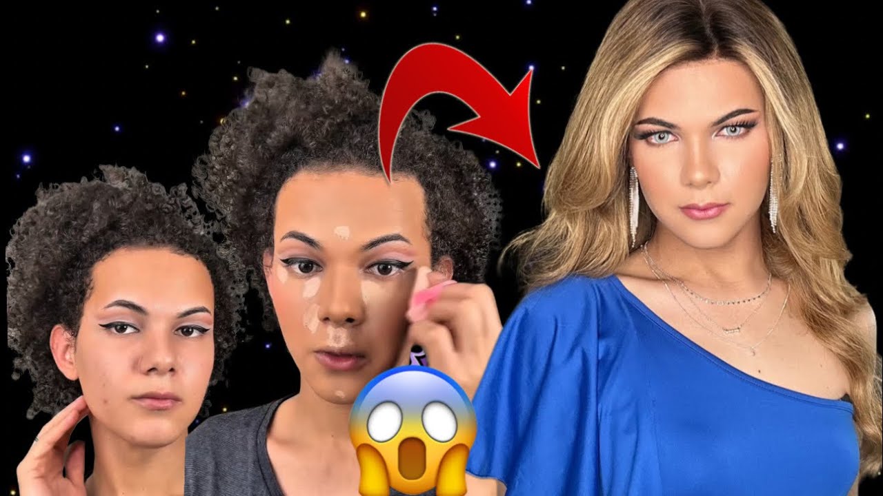 FULL TRANSFORMATION 🤩Transformação com maquiagem💄 #makeup💄😍 ❤️