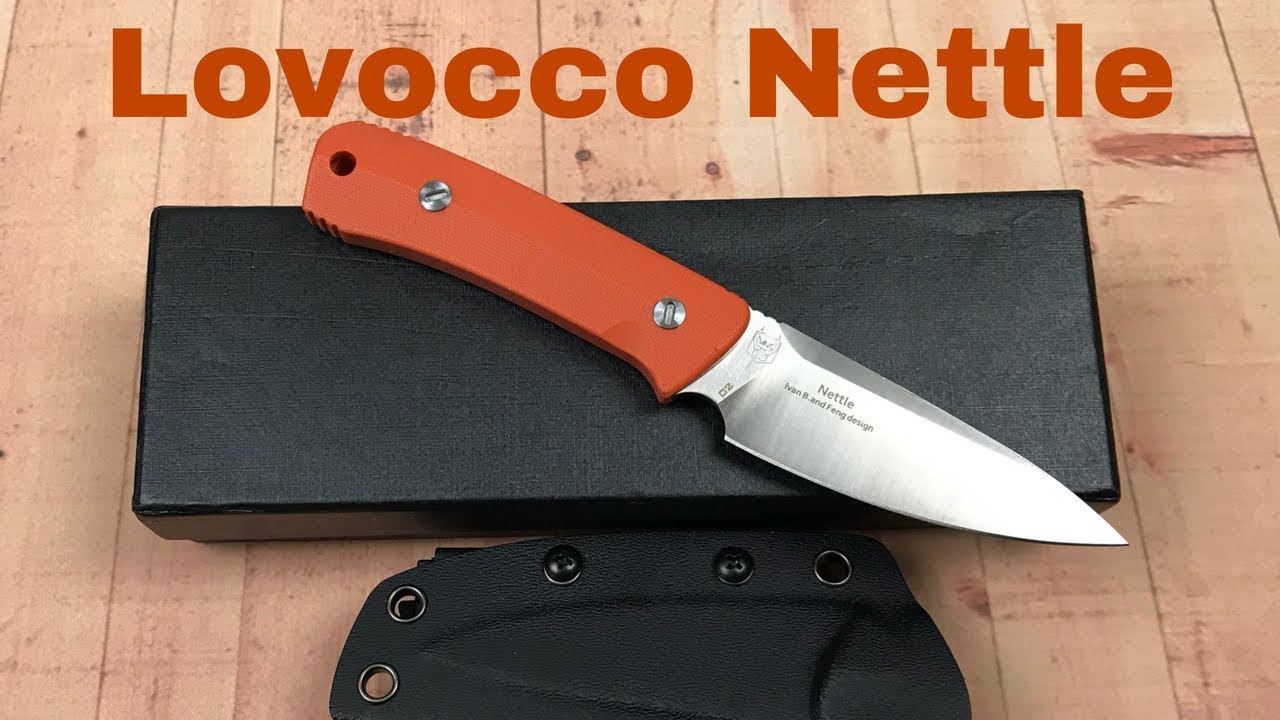 Lovocco Nettle Knife Ivan design Lightweight Budget Fixed