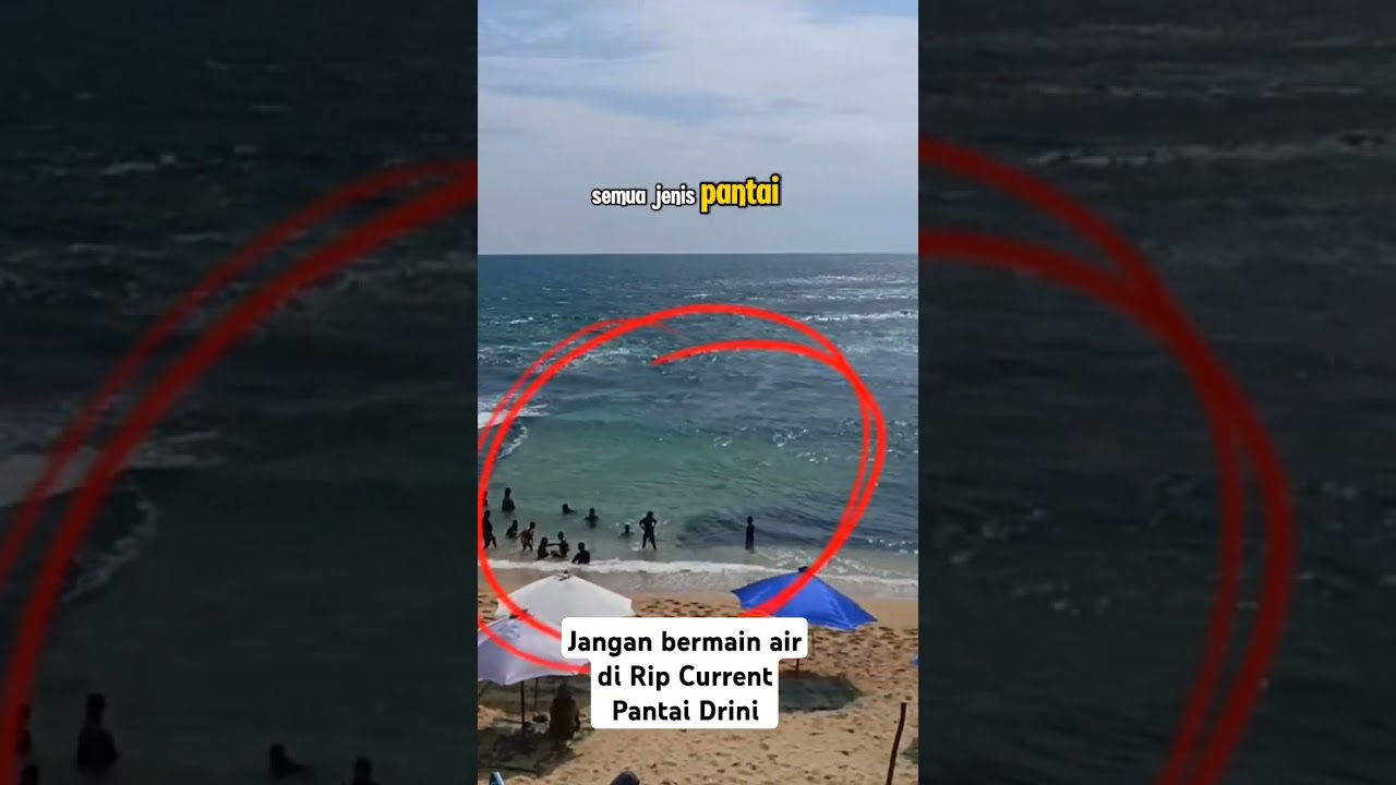 Rip Current Pantai Drini 