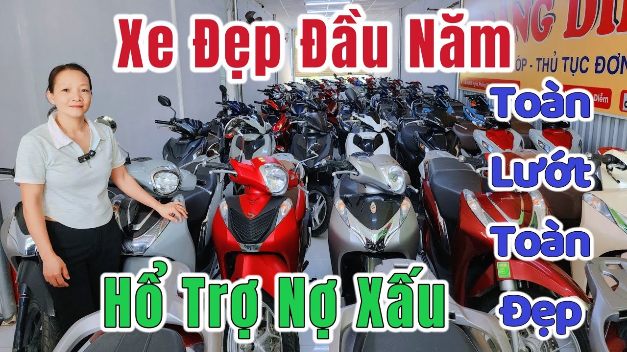 Đầu Năm Chị Diễm Xả Nhiều Xe Lướt Có Xe Nhỏ Rẻ Cho Anh Chị Đi Làm SH Zin Rẻ Có Góp Tại Hoàng Diễm