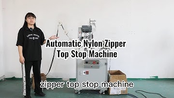 QLQ-TSM Automatic Nylon Zipper Top Stop Machine (high configuration) #topstopmachine #zippermachine