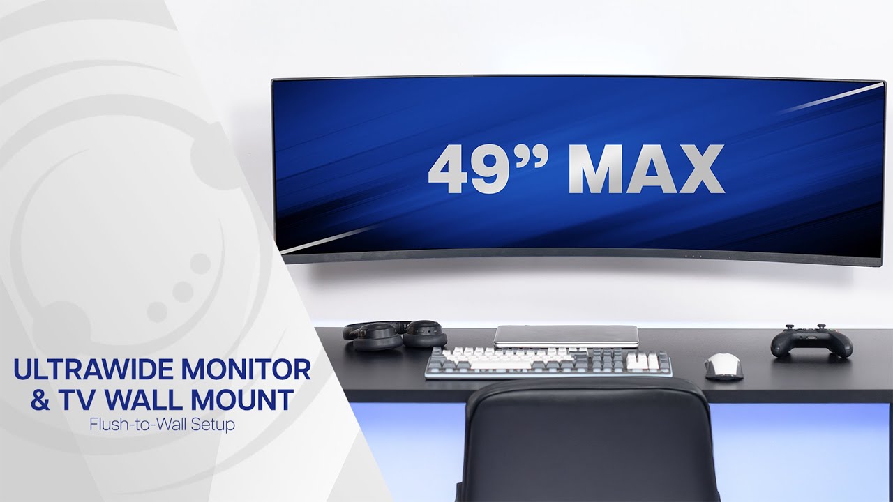MOUNT-VW49U Low Profile Ultrawide Monitor Wall Mount by VIVO