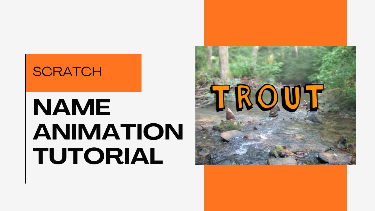 Scratch Name Animation Tutorial - YouTube