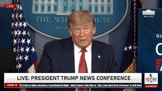 PRESIDENT TRUMP & THE CORONA VIRUS TASK FORCE NEWS CONFERENCE APRIL 17, 2020..