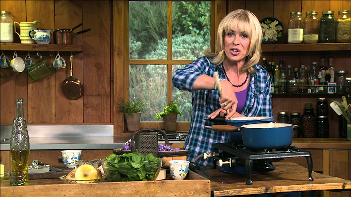 Saffron Spinach Risotto - Annabel Langbein