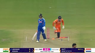 Abhishek sharma Duck in today match | Abhishek sharma wicket today | Abhishek Sharma wicket highligh