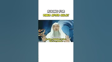 How to perform Dhikr after salah #islamicvideo #assimalhakeem