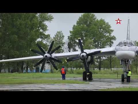 In the Amur Region, the crews of Tu-95ms complete flights in adverse weather conditions