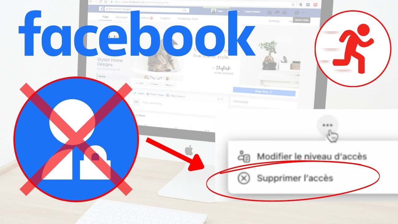 Supprimer un administrateur d'une page Facebook - YouTube