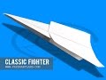 Easy paper plane  how to make a paper airplane that flies 100 feet  classic fighter