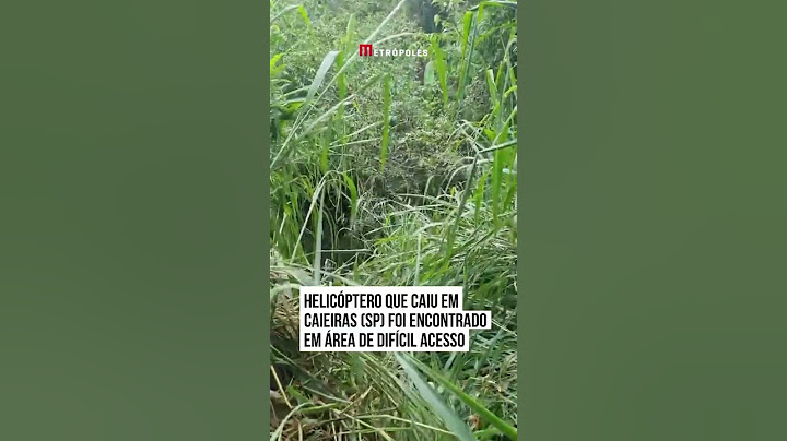 Helicóptero que caiu em Caieiras (SP) foi encontrado em área de difícil acesso