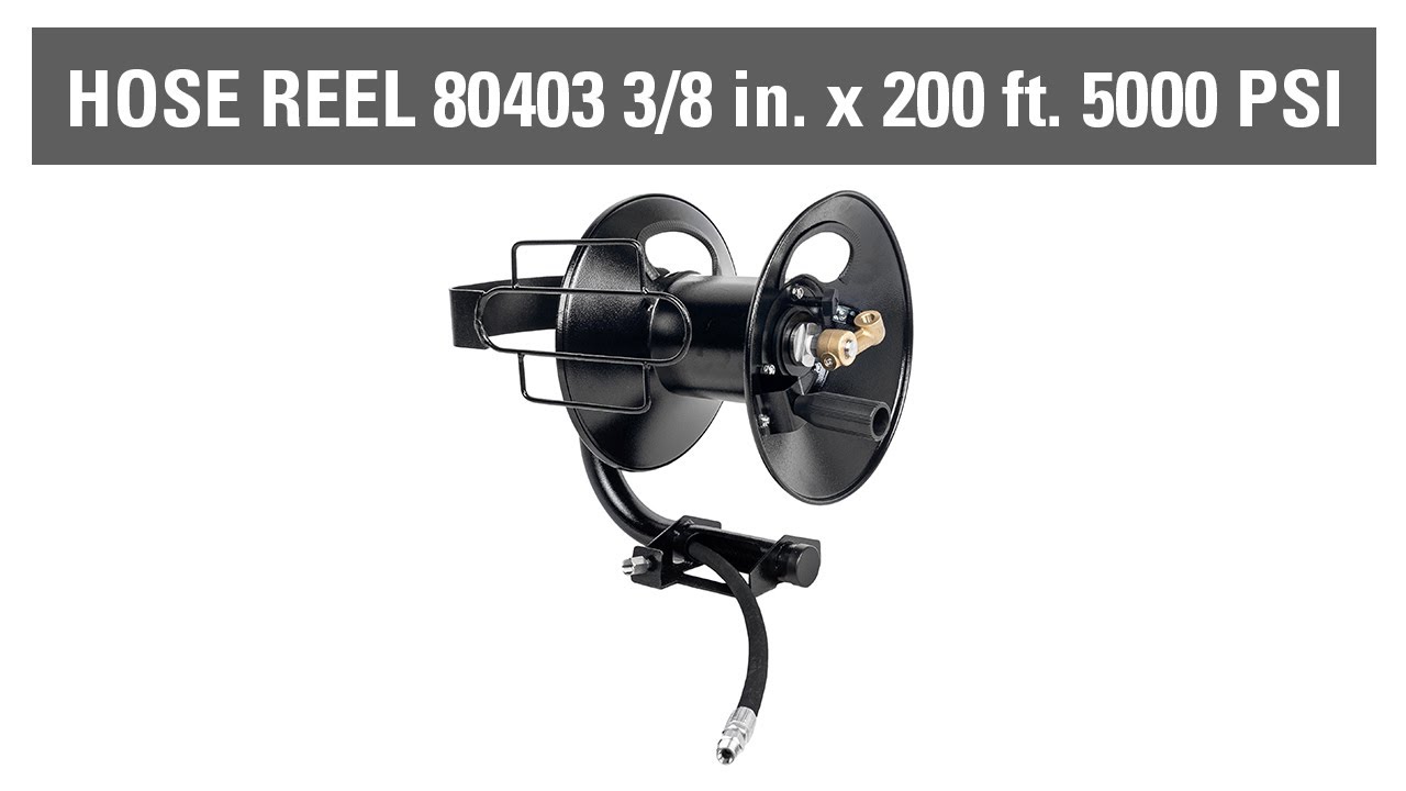 Simpson 5000 PSI Steel Pressure Washer Hose Reel 200' x 3/8 (Fits