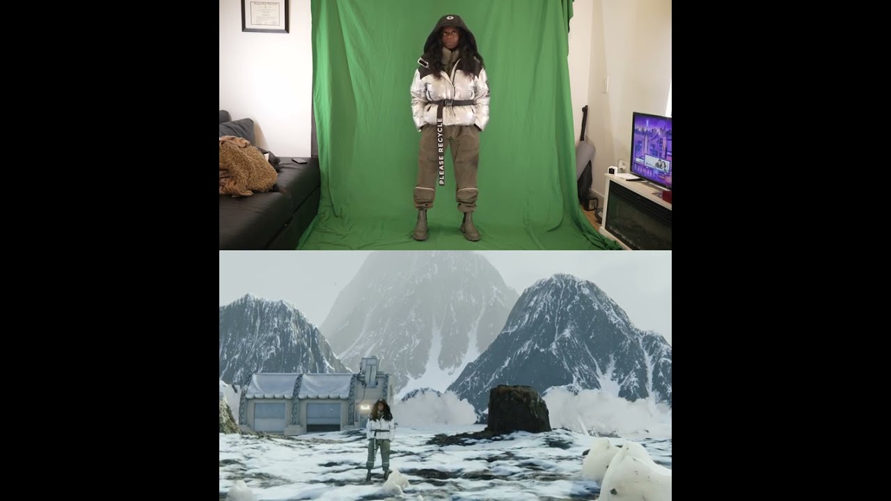 Blender Green Screen Before After 