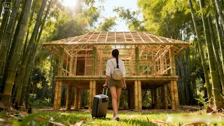Girl Spends 2 Years Building Giant Bamboo House | From Start to Finish