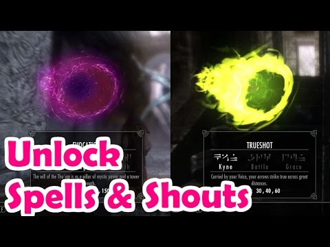 Skyrim: Unlock Spells & Shouts (Console Commands)